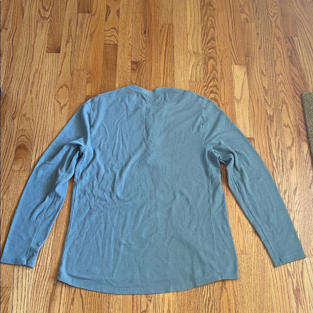 Lululemon Mens XL Waffle Henley Long Sleeve - Picture 6 of 6